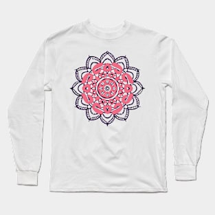 mandala Clamber drawingmandala Flutter stuffed Long Sleeve T-Shirt